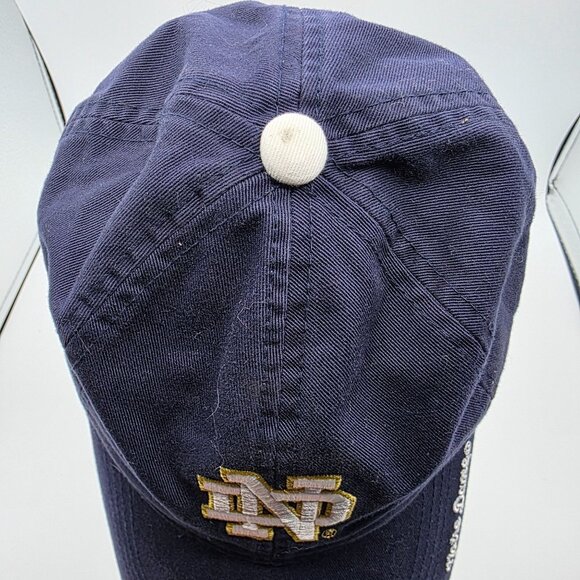 Under Armour Womens Blue Notre Dame Adjustable Hat Cap Sports Casual Outdoors - Picture 10 of 10